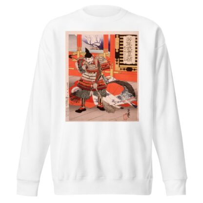 Shinchūnagon Taira no Tomomori Sweeping the Deck by Tsukioka Yoshitoshi Sweatshirt