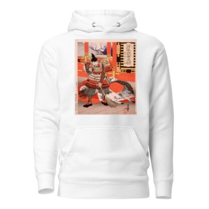 Shinchūnagon Taira no Tomomori Sweeping the Deck by Tsukioka Yoshitoshi Hoodie