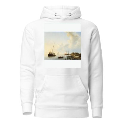 Ships in an Estuary by Hermanus Koekkoek Hoodie