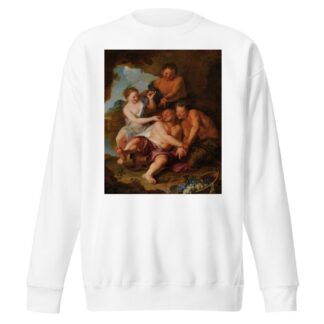 Silène barbouillé de mûres par Églé by Antoine Coypel Sweatshirt