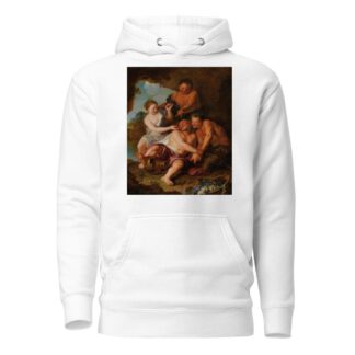 Silène barbouillé de mûres par Églé by Antoine Coypel Hoodie
