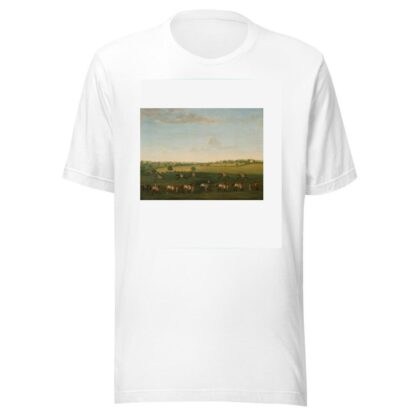 Sir Charles Warre Malet’s String of Racehorses at Exercise by Francis Sartorius T-Shirt