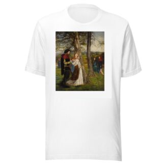 Sir Launcelot And Queen Guinevere by James Archer T-Shirt