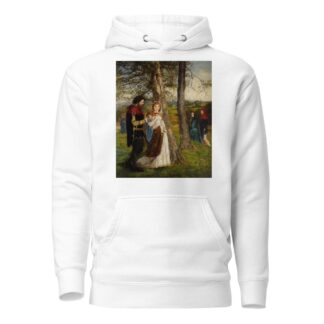 Sir Launcelot And Queen Guinevere by James Archer Hoodie