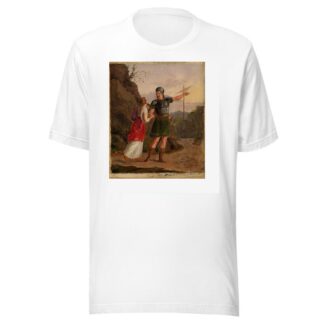 Sketch for The Departure of Fridtjof by Adolph Tidemand T-Shirt