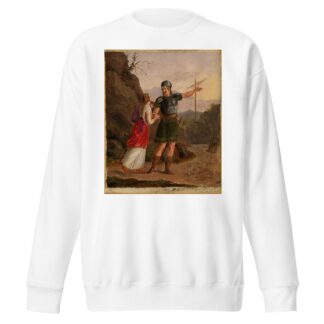 Sketch for The Departure of Fridtjof by Adolph Tidemand Sweatshirt