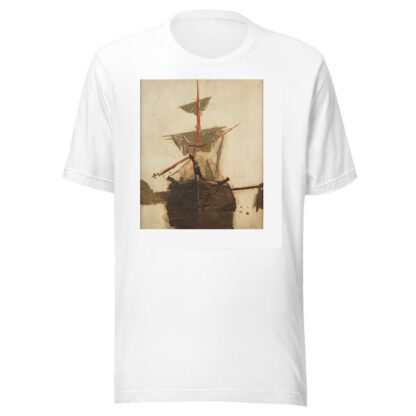 Sketch of a sailing ship no. 2 by Petrus van der Velden T-Shirt