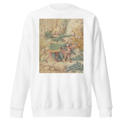 Sketch of Robin Hood by Richard Dadd Sweatshirt