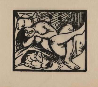 Sleeping Shepherdess by Franz Marc T-Shirt