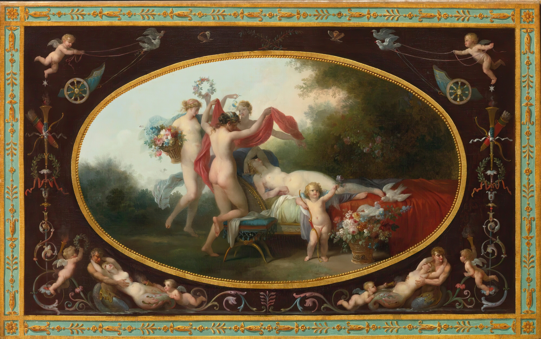 Sleeping Venus by Jean-Frédéric Schall