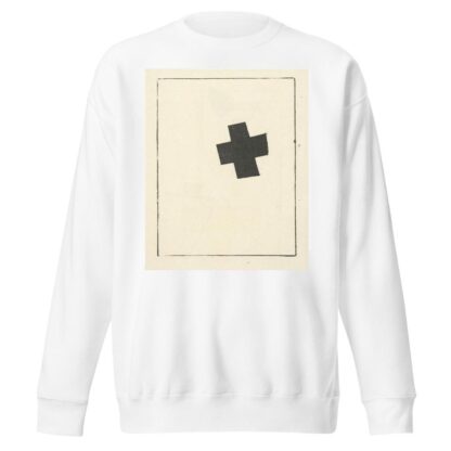 Small Black Cross by Kazimir Malevich Sweatshirt