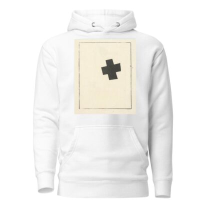 Small Black Cross by Kazimir Malevich Hoodie