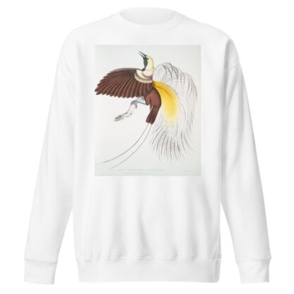 Small Paradise Bird, Paradisea minor. by John Edward Gray Sweatshirt