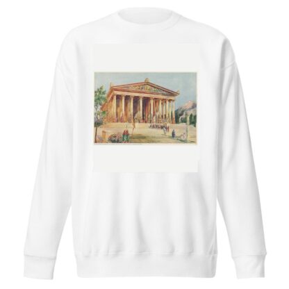 Soaring Ionic façade of the Temple of the Ephesian Diana by Harold Oakley Sweatshirt