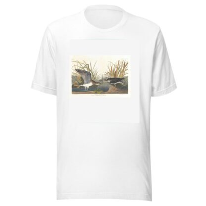 Solitary sandpiper by John James Audubon T-Shirt