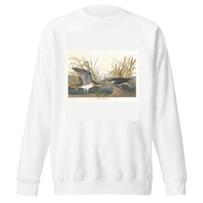Solitary sandpiper by John James Audubon Sweatshirt