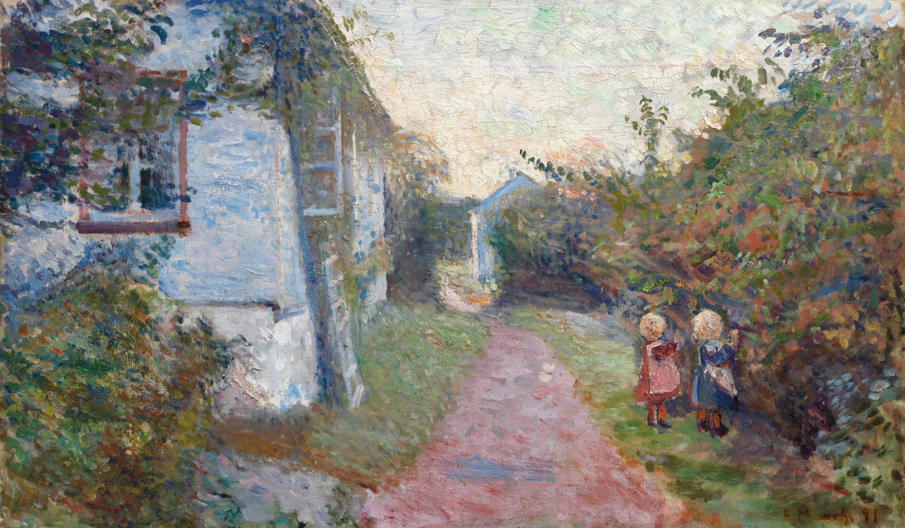 Sommeraften i Åsgårdstrand by Edvard Munch