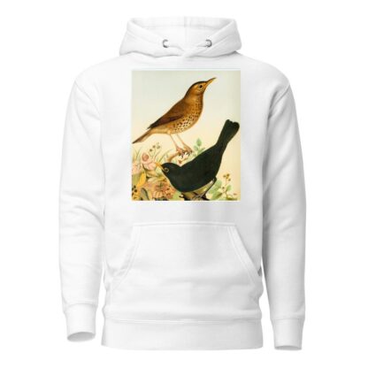Song Thrush And Blackbird by W. A . Blakston Hoodie