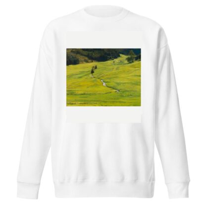 Sonniges Waldtal mit Bach by Gustav Kampmann Sweatshirt