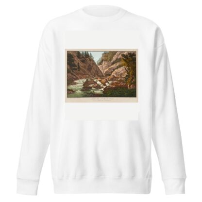 Sortie des Roches de Court by Peter Birmann Sweatshirt