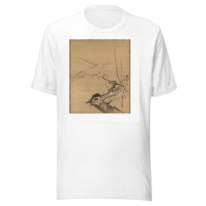 Sparrows on Blossoming Plum; A Sage with Tiger; Chinese Bird on Snow-Laden Branch by Kano Tan’yū T-Shirt