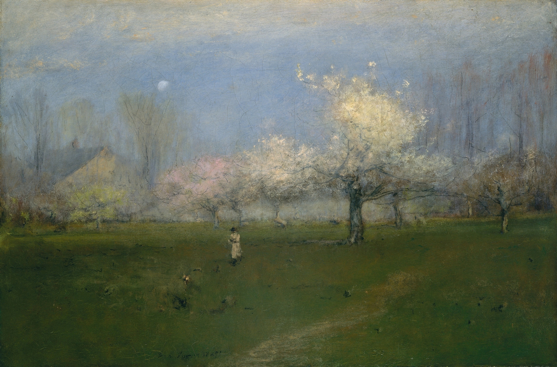 Spring Blossoms, Montclair, New Jersey by George Inness