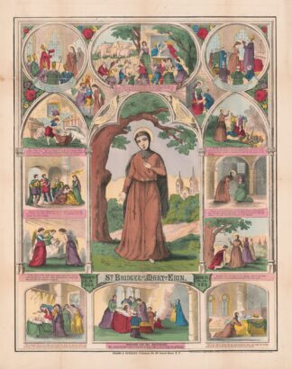 St. Bridget, the Mary of Erin born A.D. 453 died A.D. 525 by Haasis & Lubrecht