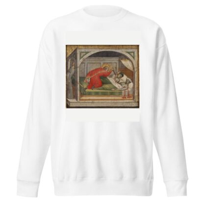 St Julianus Murdering his Parents by Spinello Aretino Sweatshirt