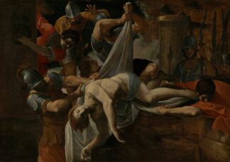 St. Sebastian Thrown Into The Cloaca Maxima by Ludovico Carracci