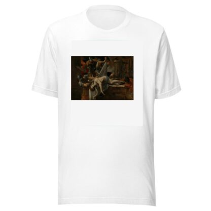 St. Sebastian Thrown Into The Cloaca Maxima by Ludovico Carracci T-Shirt