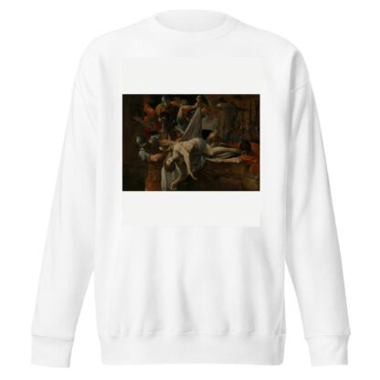 St. Sebastian Thrown Into The Cloaca Maxima by Ludovico Carracci Sweatshirt