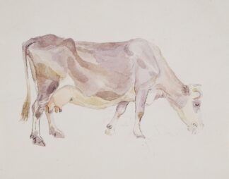 Stående ko by Agnes Lunn
