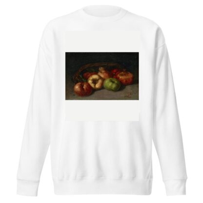 Still Life with Apples, Pear, and Pomegranates by Gustave Courbet Sweatshirt