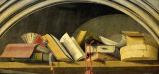 Still Life with Books in a Niche by Barthélémy d'Eyck