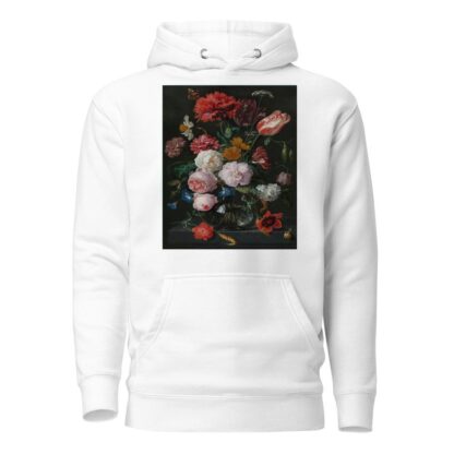 Still Life with Flowers in a Glass Vase by Jan Davidsz de Heem Hoodie