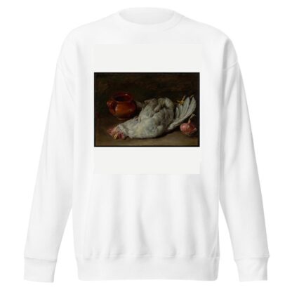 Still Life with Hen and Onion by Giacomo Ceruti Sweatshirt
