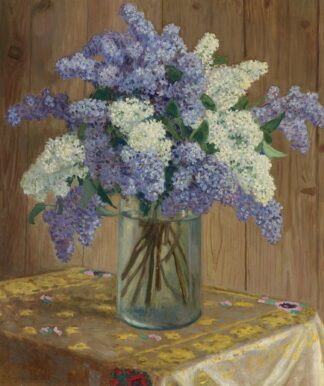 Still Life With Lilacs by Nikolai Bogdanov-Belsky