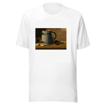 Still Life with Mug and Pipe by John Frederick Peto T-Shirt