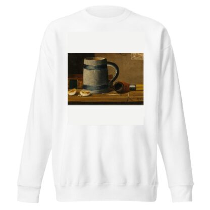 Still Life with Mug and Pipe by John Frederick Peto Sweatshirt