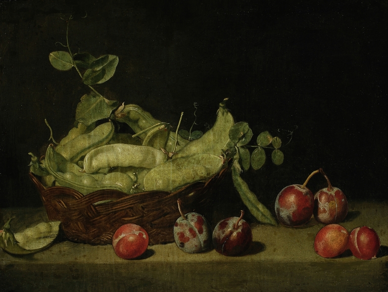 Still life with peas by Mateusz Tokarski