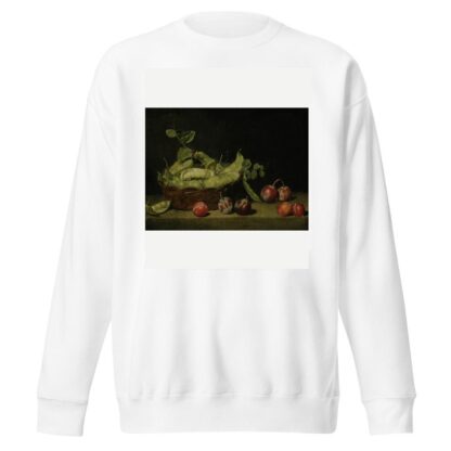 Still life with peas by Mateusz Tokarski Sweatshirt