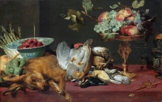 Still life with small game and fruits by Frans Snyders