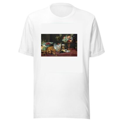 Still life with small game and fruits by Frans Snyders T-Shirt