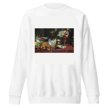 Still life with small game and fruits by Frans Snyders Sweatshirt
