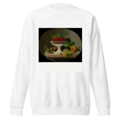 Still Life with Strawberries in a Compote by Severin Roesen Sweatshirt
