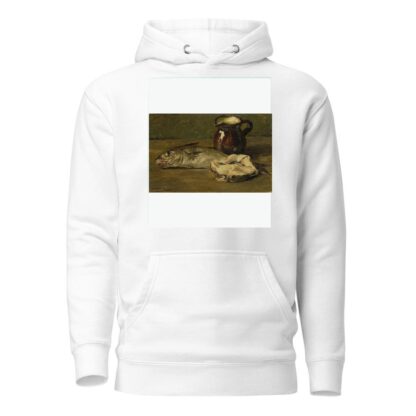 Stilleven met kabeljauw by Willem Roelofs II Hoodie