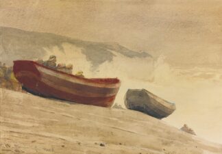 Storm On The English Coast by Winslow Homer