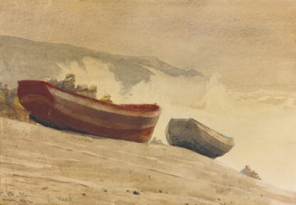 Storm On The English Coast by Winslow Homer