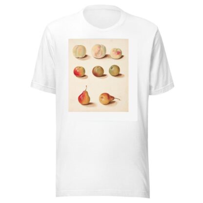 Studie af fersken, æble og pære by Johanna Fosie T-Shirt