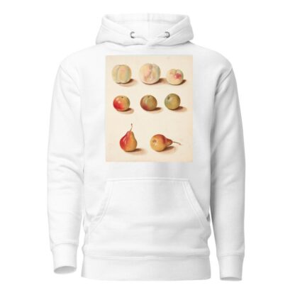 Studie af fersken, æble og pære by Johanna Fosie Hoodie